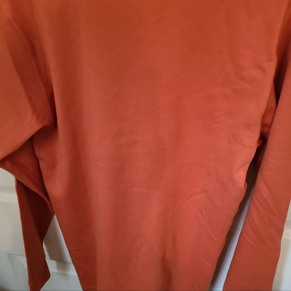 Lands End Original Long Sleeve Turtleneck, Size: Small Color: Orange - Picture 2 of 2